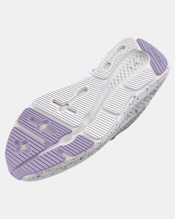 Girls' Grade School UA Charged Pursuit 3 Running Shoes, Gray, pdpMainDesktop image number 4